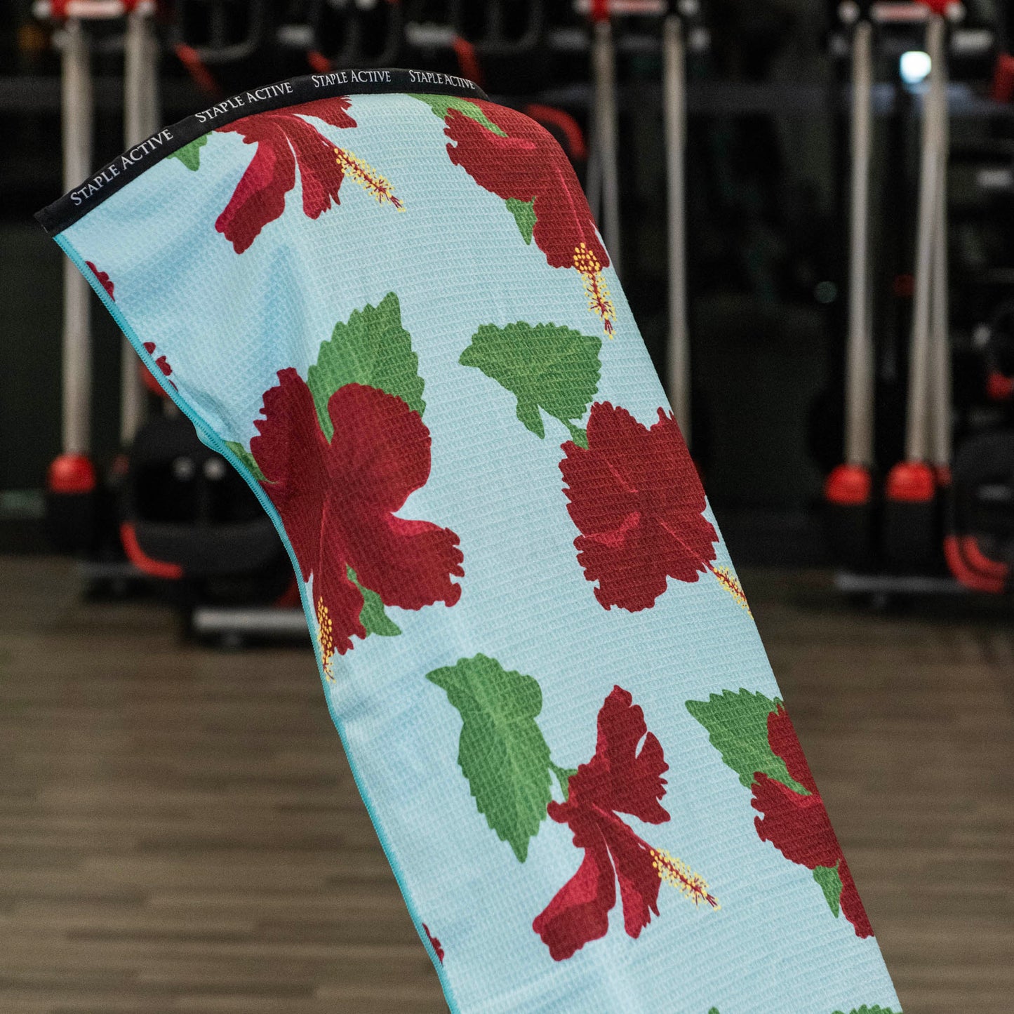 Conquer Gym Towel (Hibiscus) - StapleActive